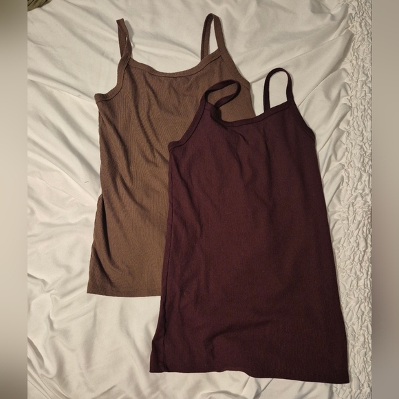 Set Of 6 Sm No Boundaries Women's Camisoles in Yellow, White, Red, Brown, Green - Picture 3 of 4